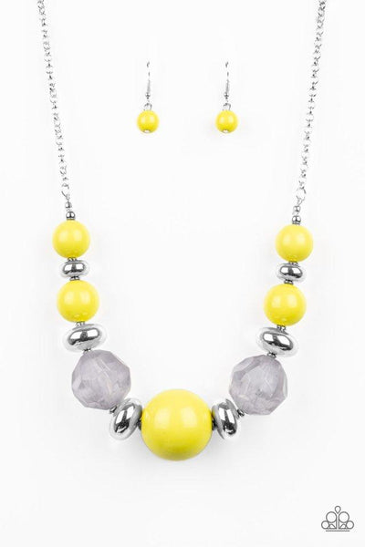 Paparazzi Daytime Drama - Yellow Necklace