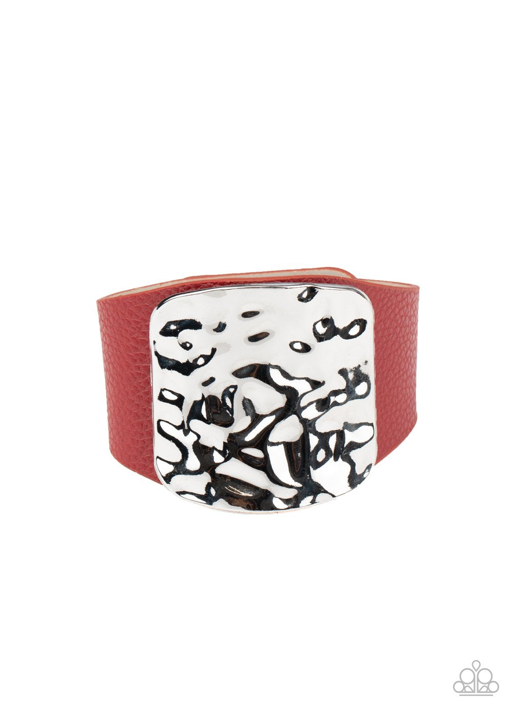 Paparazzi Brighten Up - Red Bracelet