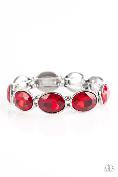 Paparazzi DIVA In Disguise - Red Bracelet