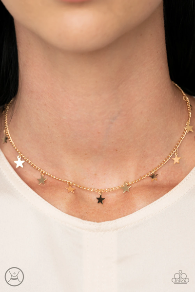 Paparazzi Starry Skies - Gold Necklace