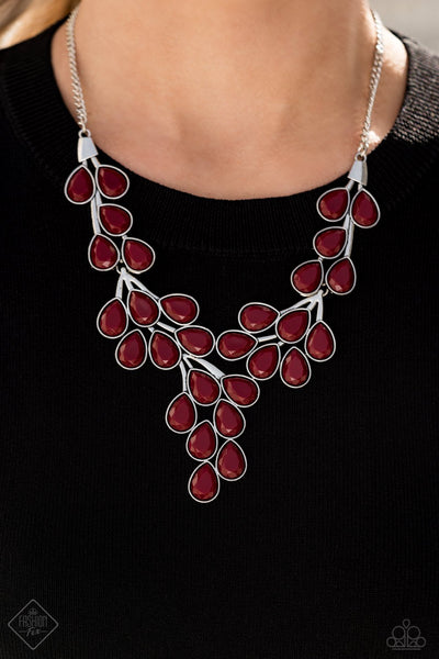 Paparazzi Eden Deity - Red Necklace