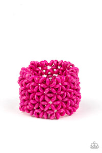 Paparazzi Island Expression - Pink Bracelet