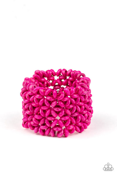 Paparazzi Island Expression - Pink Bracelet