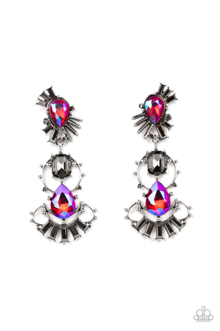 Paparazzi Ultra Universal - Pink Post Earrings