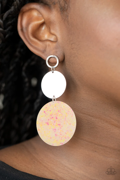 Paparazzi Beach Day Glow - Multi Earrings