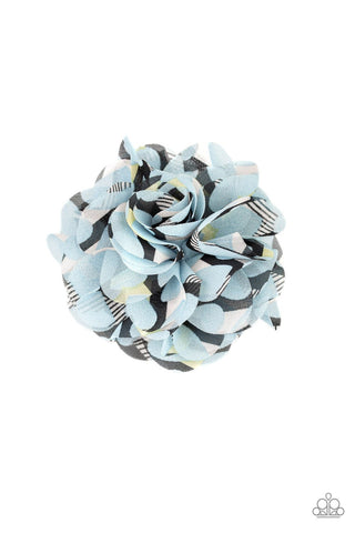 Paparazzi Flowery Fiesta - Blue Hair Clip