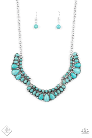 Paparazzi Naturally Native - Blue Necklace