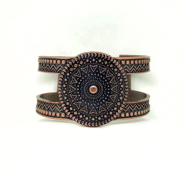 Paparazzi Texture Trade - Copper Bracelet