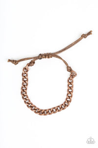 Paparazzi Tiebreaker - Copper Bracelet