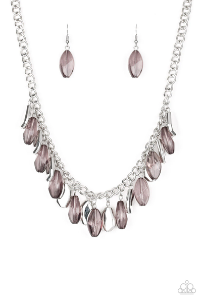 Paparazzi Fringe Fabulous - Silver Necklace