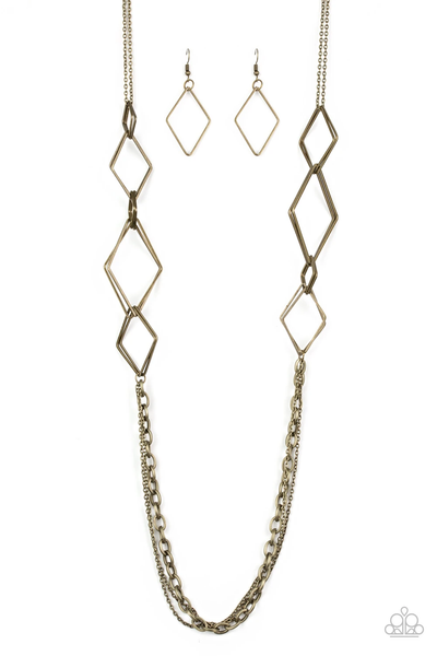 Paparazzi Fashion Fave - Brass Necklace