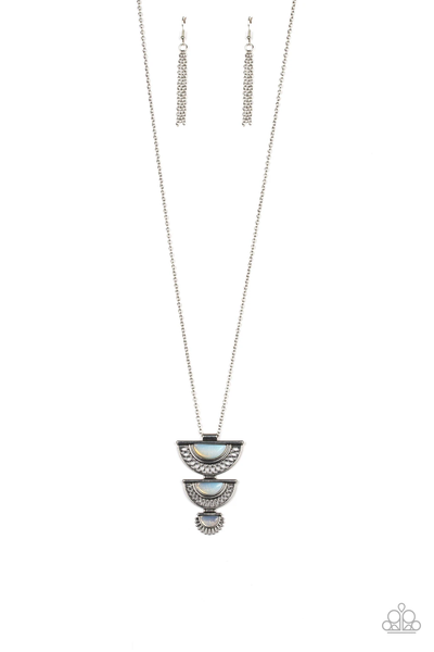 Paparazzi Serene Sheen - White Necklace