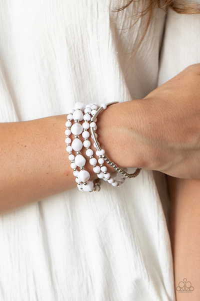 Paparazzi Vibrantly Vintage - White