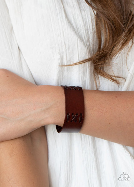 Paparazzi Batters Up - Brown Bracelet