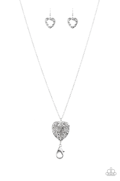 Paparazzi Garden Lovers - Silver Lanyard