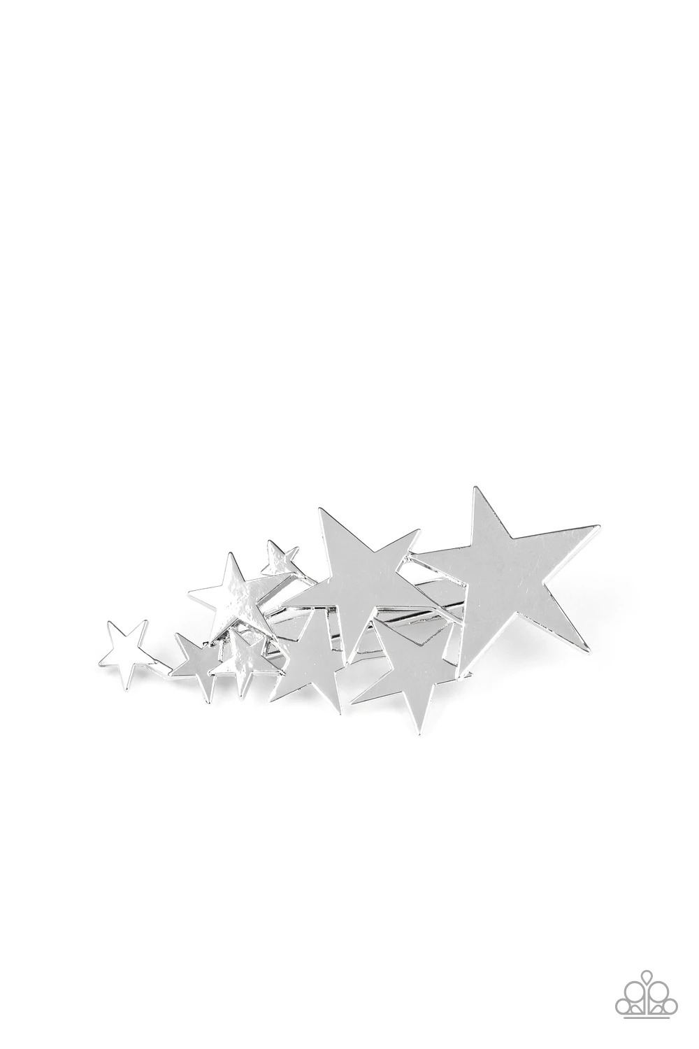 Paparazzi She STAR-ted It! - Silver Hair Clip