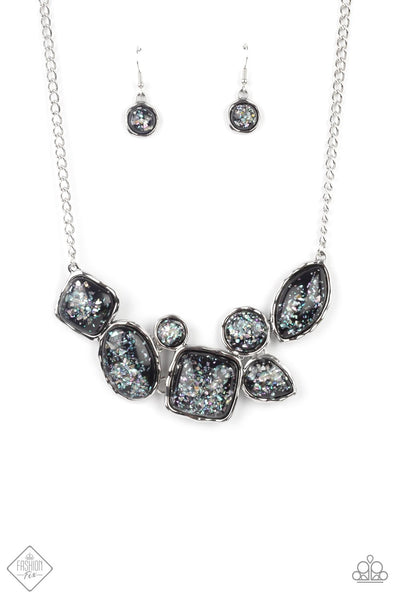 Paparazzi So Jelly - Black Necklace