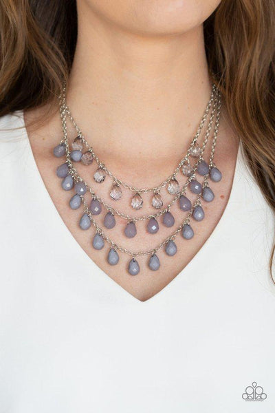 Paparazzi Melting Ice Caps - Silver Necklace