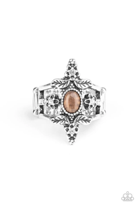 Paparazzi Fleur de Fancy - Brown Ring