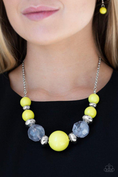 Paparazzi Daytime Drama - Yellow Necklace