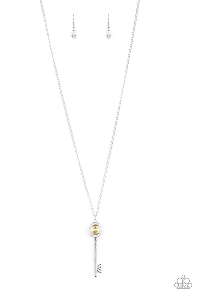 Paparazzi Secret Shimmer - Yellow Necklace