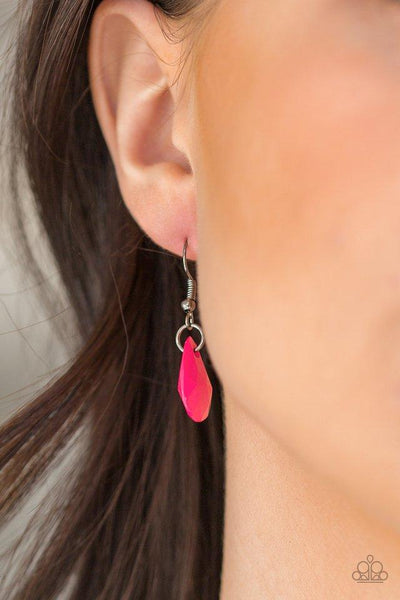 Paparazzi Hurricane Season - Pink Necklace