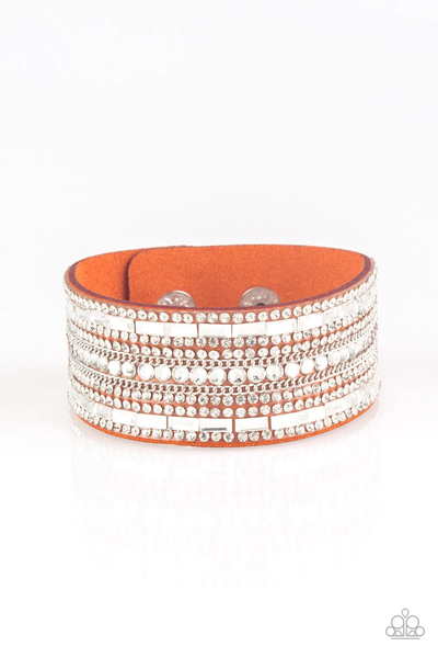 Paparazzi Rebel Radiance - Orange Bracelet