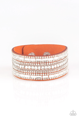 Paparazzi Rebel Radiance - Orange Bracelet