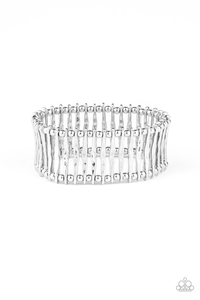 Paparazzi Rustic Rebellion - Silver Bracelet