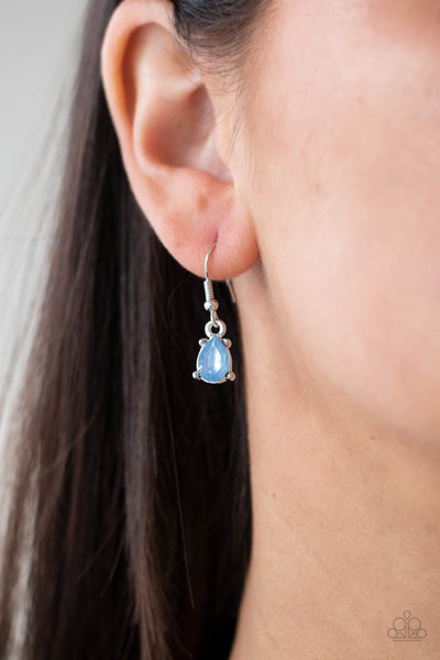 Paparazzi Dewy Drizzle - Blue Necklace
