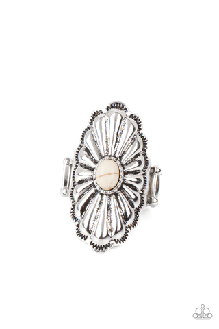 Paparazzi Cottage Couture - White Ring