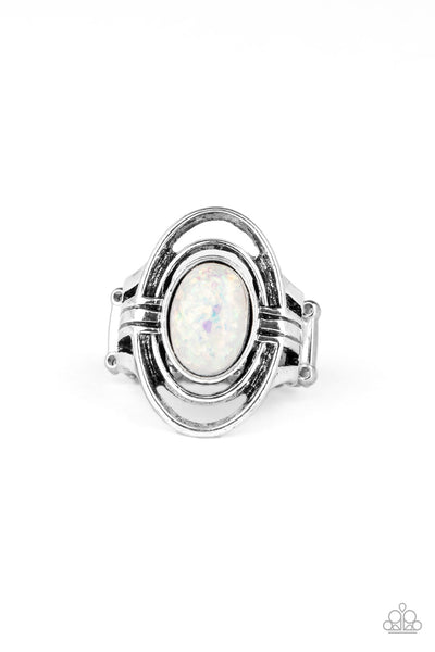 Paparazzi Peacefully Pristine - White Ring