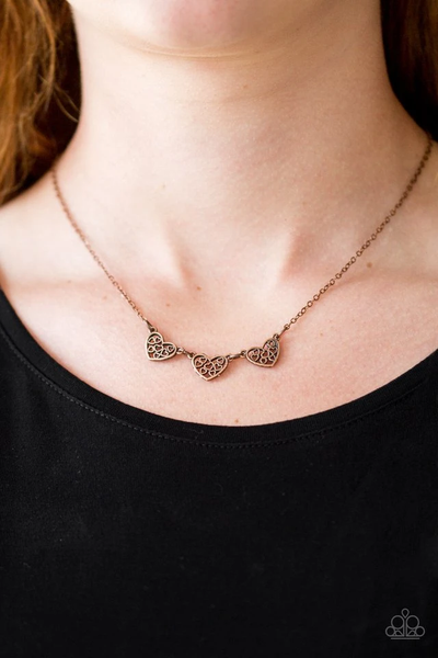 Paparazzi Another Love Story - Copper Necklace