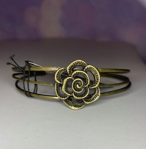Paparazzi Rosy Repose - Brass Bracelet