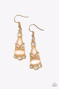 Paparazzi Push Your LUXE - Gold Earrings