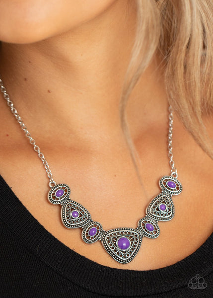 Paparazzi Totally TERRA-torial - Purple Necklace