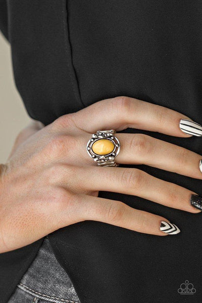 Paparazzi Color Me Confident - Yellow Ring