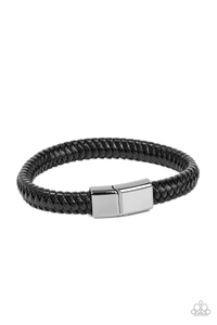 Paparazzi HAUTE-breaker - Black Bracelet