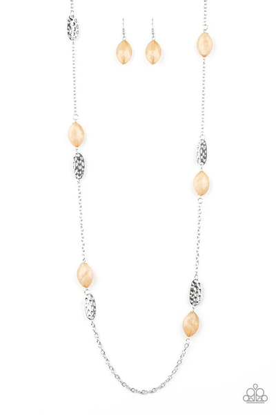 Paparazzi Beachfront Beauty - Brown Necklace
