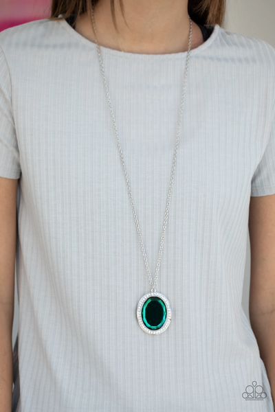 Paparazzi REIGN Them In - Green Necklace
