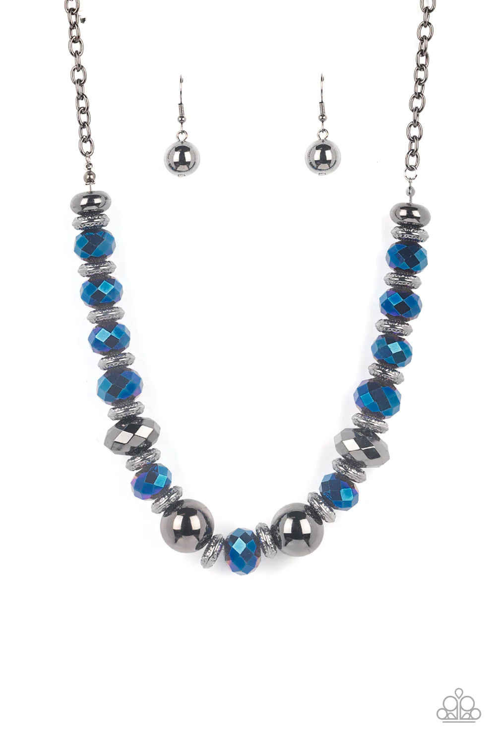 Paparazzi Interstellar Influencer - Blue Necklace