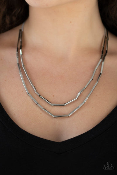 Paparazzi A Pipe Dream - Silver Necklace