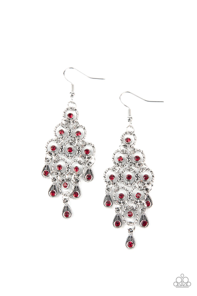 Paparazzi Chandelier Cameo - Red