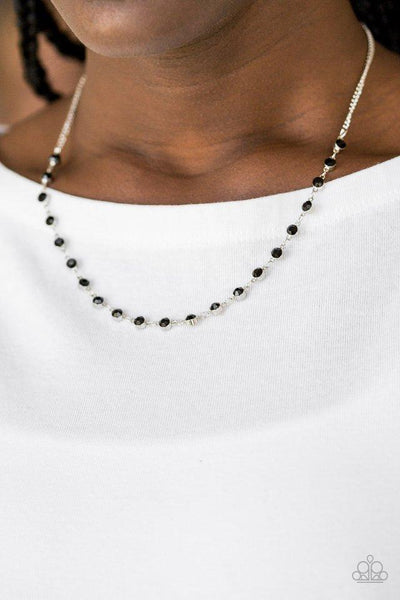 Paparazzi Party Like A Princess - Black Necklace