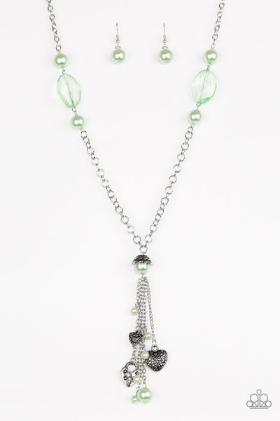 Paparazzi Heart-Stopping Harmony - Green Necklace