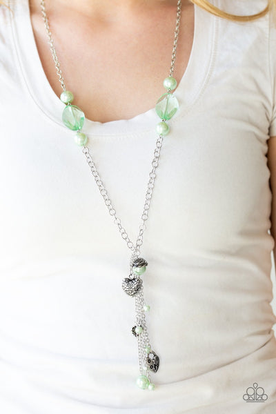 Paparazzi Heart-Stopping Harmony - Green Necklace