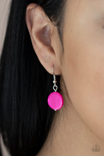 Paparazzi SHELL Your Soul - Pink Necklace