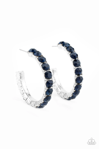 Paparazzi CLASSY Is In Session - Blue Earrings