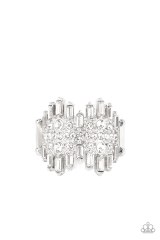 Paparazzi Urban Empire - White Ring