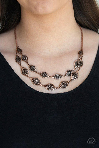 Paparazzi Make Yourself At HOMESTEAD - Copper Necklace